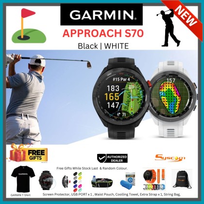 Garmin Approach S70 Golf Watch (*2 Years Warranty + FREE GIFTS!)